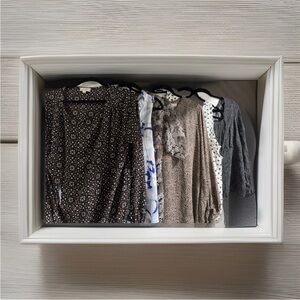 LOFT/ ANN TAYLOR Lot of 6 Blouses LOFT  Size  SZ L NWOT